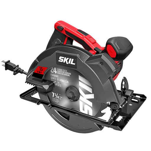 15A 7-1/4 In. Corded Circular Saw with Laser