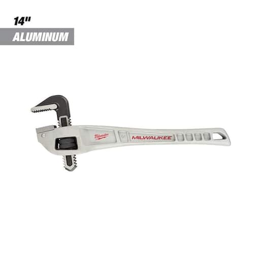 14 Inch Aluminum Offset Pipe Wrench