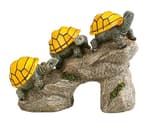 Solar Powered Turtles on Log Outdoor Accent Lighting LED Garden Light Decor