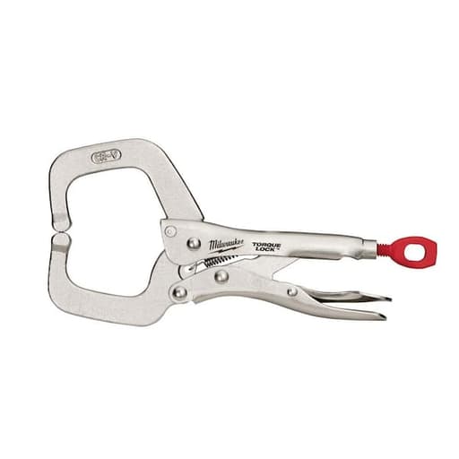 6" Torque Lock Locking C-Clamp with Regular Jaws