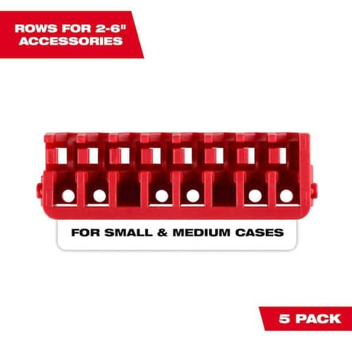 Small & Medium Case Rows for Impact Driver Accessories