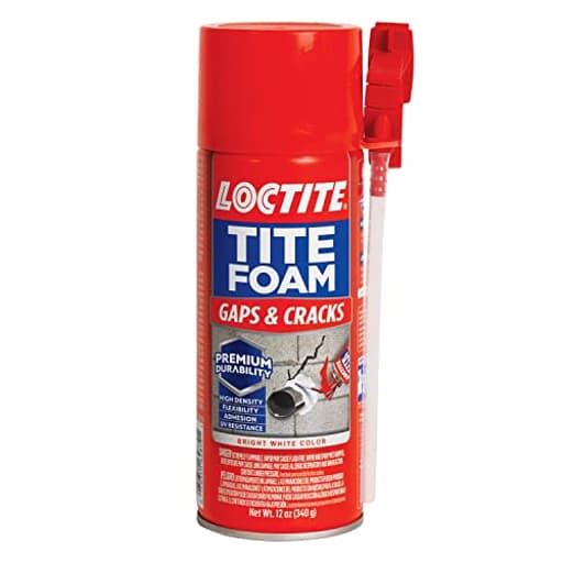 Tite Foam Gaps & Cracks Spray Foam Sealant, 12 fl oz Can, 1 Pack - Polyurethane Expanding Insulation