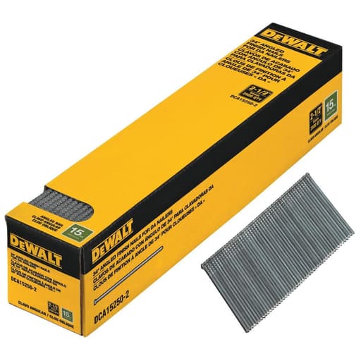 2-1/2 in. x 15-Gauge 34-Degree DA Bright Finish Nails (1000-Pack)
