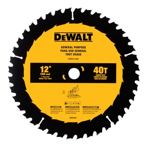 12 in General Purpose Saw Blade (40 Tooth)