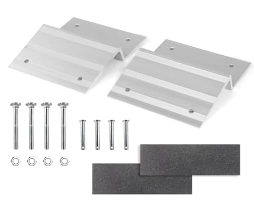 50946 Aluminum Ramp Top Kit - Designed for 2"x8" Boards for Car, Trucks, Trailer, Driveway, Shed, Lawn Mower