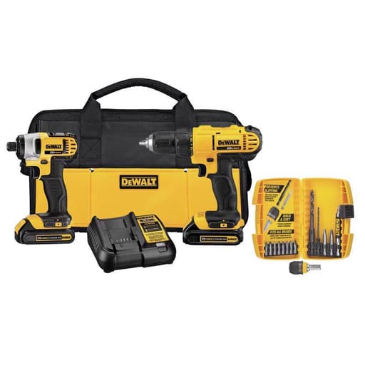Compact Drill/Driver and Impact Driver Combo Kit