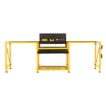 4-Shelf Industrial Storage Rack Workstation
