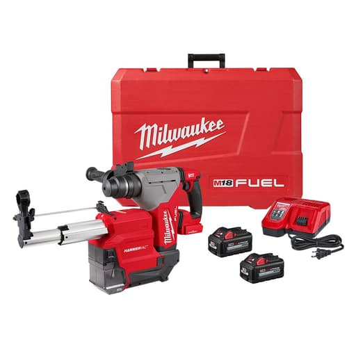 M18 FUEL 1-1/8" SDS Plus Rotary Hammer with ONE-KEY and HAMMERVAC Dust Extractor Kit