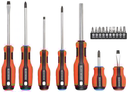 Magnetic Color-Coded Screwdriver Set (17-Piece)