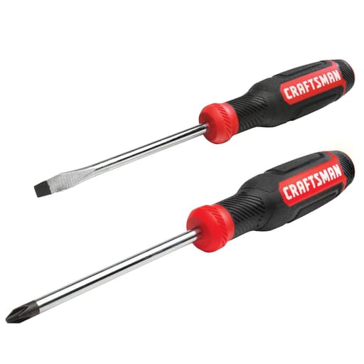 2 Piece Bi-Material Screwdriver Set