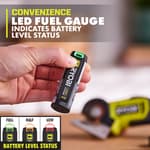 USB Lithium 2Ah Lithium Rechargeable Battery