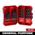 Thunderbolt Black Oxide Drill Bit Set - 29PC