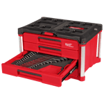 60pc. Metric & SAE Combination Wrench Set with PACKOUT™ 4-Drawer Tool Box