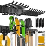 Garage Wall Organizer,15Pack Carries 675 lbs,Garden Tool Organizer 48in With Large Storage Space,Easy Assembly, Sturdy Design,for Efficient Tool Storage Garage Organization