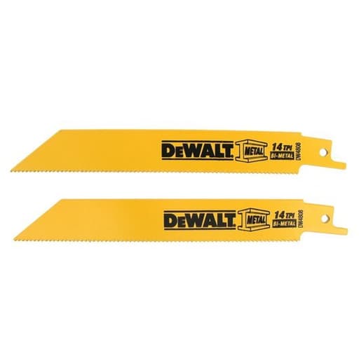 6" 14 TPI Straight Back Bi-Metal Reciprocating Blade (2 pack)