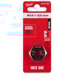 M12 1.25 mm 1-Inch Hex Threading Die