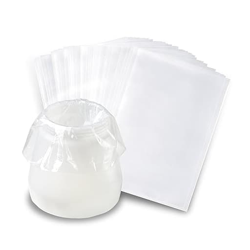 Paint Sprayer Parts, 50 Pcs Paint Sprayer Bags, 7.8'' X 11.8'' Sprayer Cup Liners, Transparent Spray Gun Cup Canister Liners for Wagner Paint Sprayer