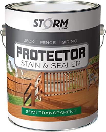 Protector - Hickory, 1 Gallon, Protects Outdoor Wood from Water & UV Rays, Siding, Fence & Deck Stain and Sealer, Outdoor Wood Stain and Sealer