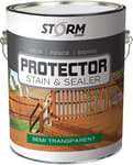 Protector - Hickory, 1 Gallon, Protects Outdoor Wood from Water & UV Rays, Siding, Fence & Deck Stain and Sealer, Outdoor Wood Stain and Sealer