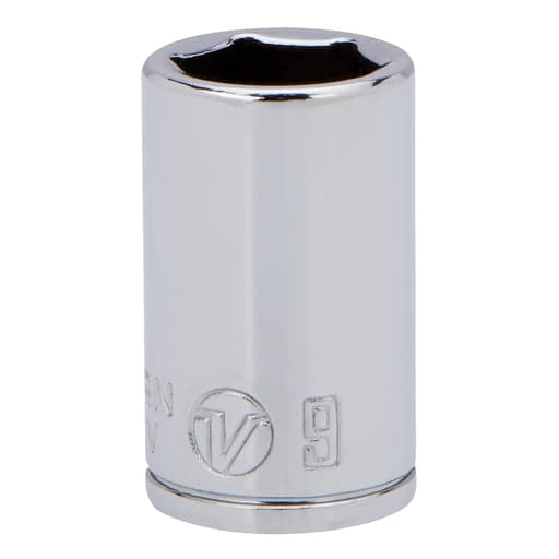 1/4 Dr 6-Point Shallow Socket