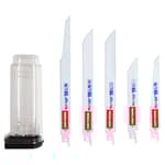 Bi-Metal Wood/Metal Cutting Reciprocating Saw Blade Set