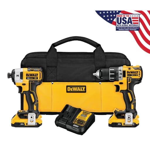 Cordless Compact Drill/Driver and Impact Driver Combo Kit