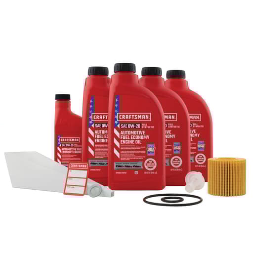 0W-20 Full Synthetic Oil Change Kit