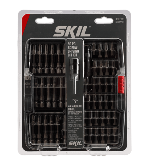 50pc Screw Driving Kit with Bit Grip