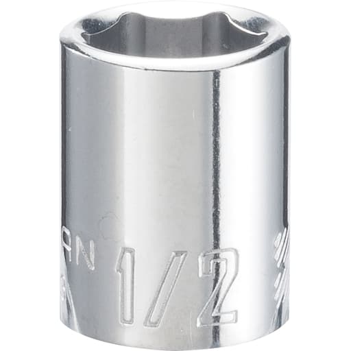 3/8 Dr 6-Point Shallow Socket 1/2