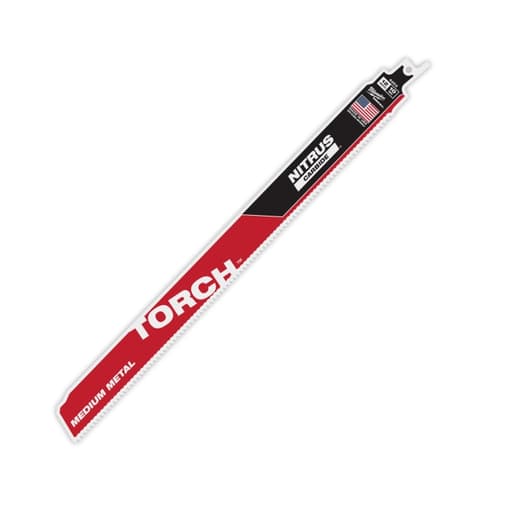 12" 10TPI The Torch with NITRUS Carbide Teeth for Medium Metal