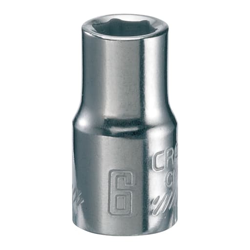 1/4 Dr 6-Point Shallow Socket