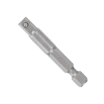 Extra Hard 1/4 in male square drive for socket adapter x 1-1/8 in