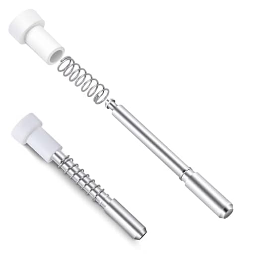 12 Pack Window Screen Plunger Latches with Caps-5/32" x 1-1/2" Aluminum Alloy Window Screen Retainer Pins-Replacement Window Screen Clips for Securing Window Screens