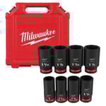 SHOCKWAVE Impact Duty 3/4" Drive 6 Point Socket Set