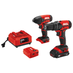 20V 3-Tool Kit: Drill Driver, Impact Driver, PWRAssist USB Adapter