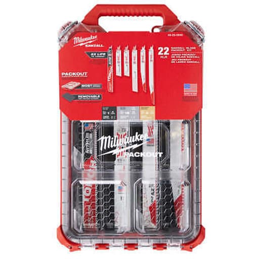Sawzall Blade Packout Kit