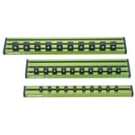 Magnetic Green Socket Rails (3 PK)