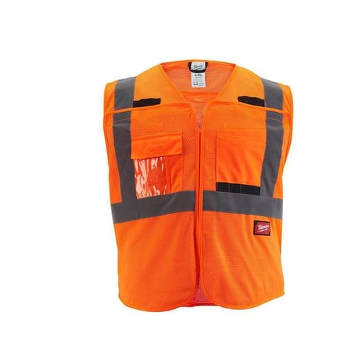 Class 2 High Visibility Mesh Safety Vest - L/XL