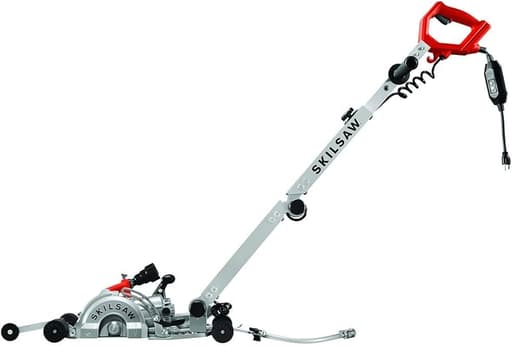7 IN. Walk Behind Worm Drive Skilsaw for Concrete