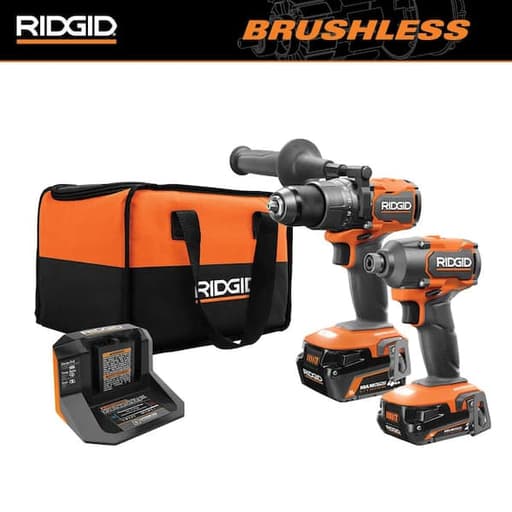 18V Brushless Hammer Drill and Impact Driver Kit