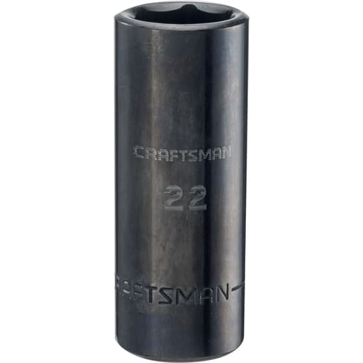 1/2-in Drive 22mm Metric Deep Impact Socket
