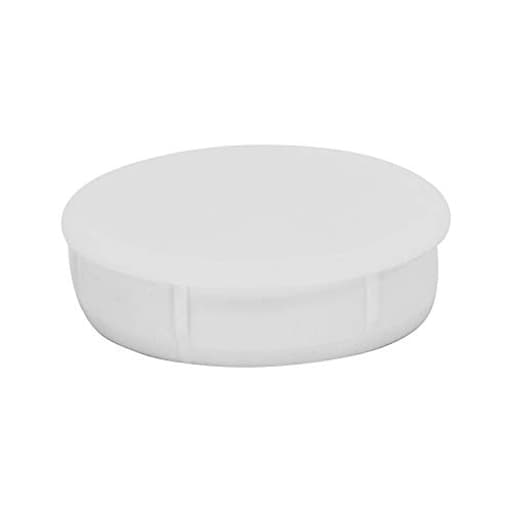 Hardware 35mm (1-3/8") Plastic Hole Plug, White, 10 Pack ROKHP35WH