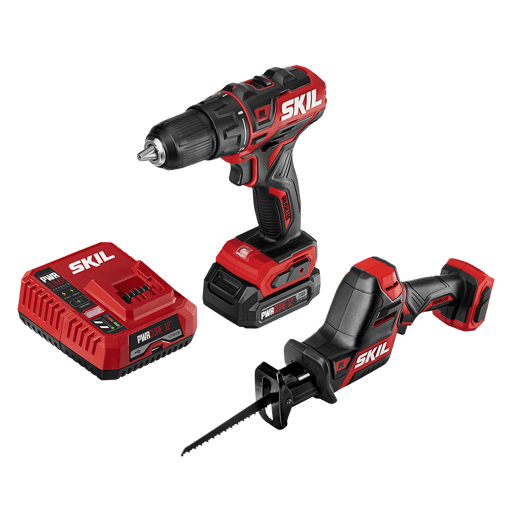 Brushless 12V Drill Driver & Reciprocating Saw Kit