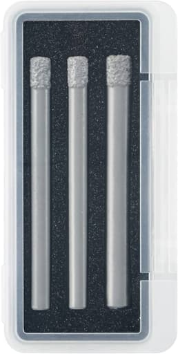 3-Piece Porcelain Diamond Drill Bit Set