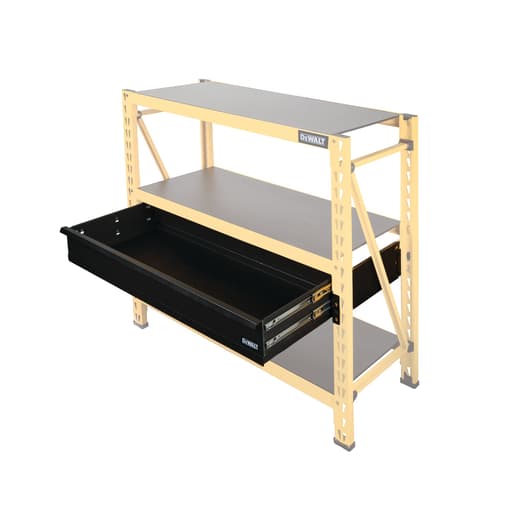 Drawer kit for 4-foot industrial storage rack