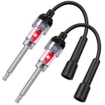 2PCS Inline Spark Plug Testers, Small Armature Diagnostic Detector Tool, Ignition Coil Tester for Engines for Automotive, Cars, Lawnmowers, Small & Big Internal/External Engines