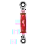 Lineman’s 4-in-1 Insulated Ratcheting Box Wrench