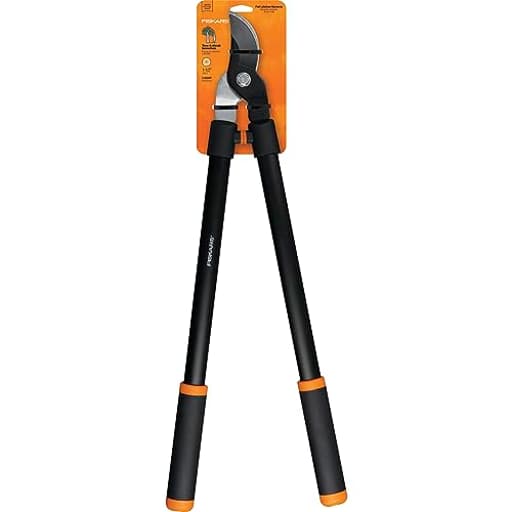28" Loppers for Tree Trimming, Heavy Duty, Rust-Resistant Sharp Bypass Steel Blade Loppers, Branch Cutter up to 1.5" Diameter Cut Capacity, Shock-Absorbing Handle, Garden Tools
