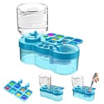 Acrylic Paint Brush Cleaner Station with Holder and Palette, Washing My Paintbrushes,Crafts Water Cycle Watercolor Rinser Dispenser, Paint Brush Washer Tool,Art Supplies for Adults Kids