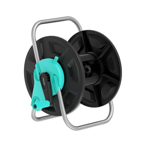Garden Hose Reel Cart,Hold Up to 50-130 Feet of 5/8" Hose,Wall Mounted Water Hose Reel,Portable Hose Reel Holder,for Outside Car Washing, Watering